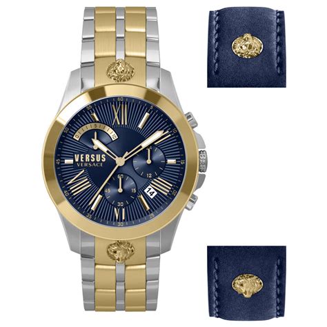 chrono lion versace|Versus Versace Men's Chrono Lion Modern 45MM Strap Watch.